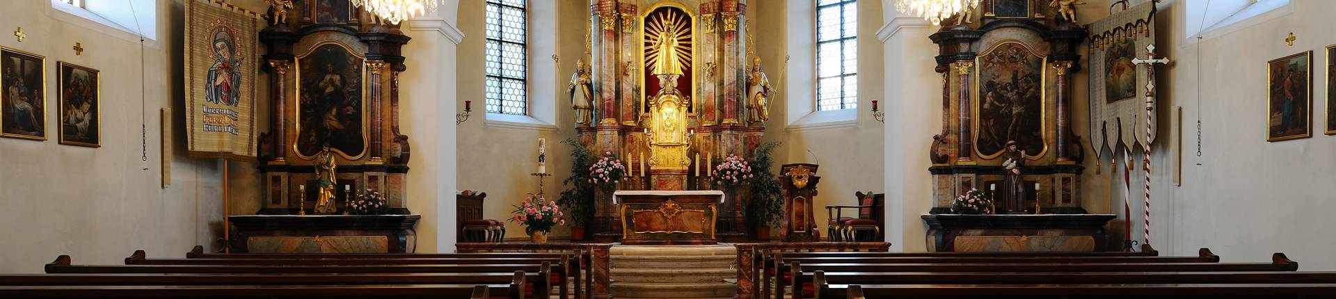 Haus Maria Lindenberg Wallfahtskirche Innenansicht